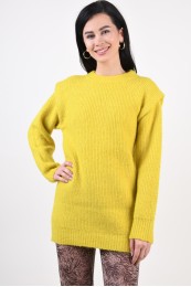 Pulover Dama Vero Moda Daisy Shoulder Long Celery